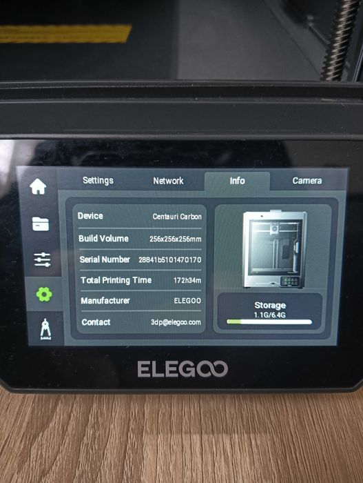 3D Elegoo Centauri Carbon