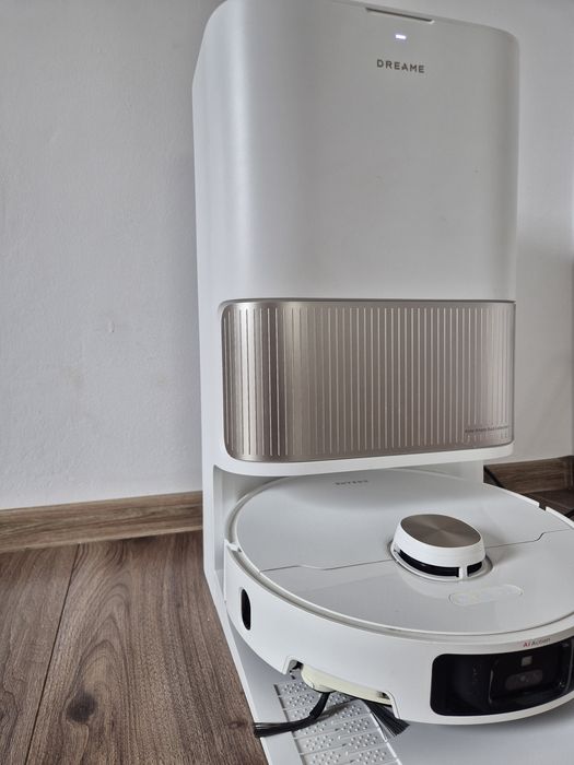 [GARANTIE 1 AN] Aspirator robot Dreame L40 Ultra 11000Pa Statie All-in-One Spalare Mop 65C MopExtend SideReach Brat mobil