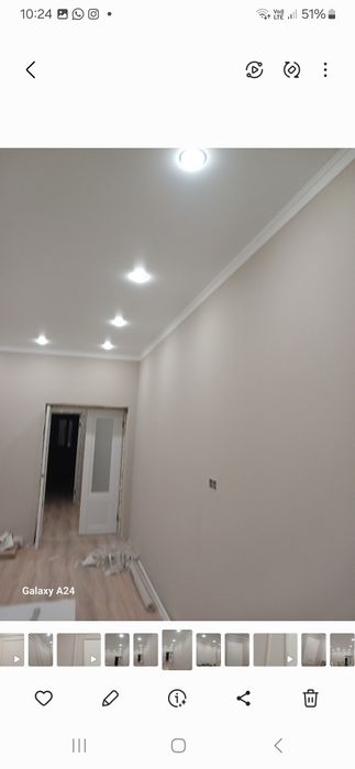 Обой Шпаклёвка жұмысы