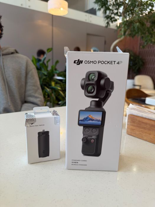 DJI Osmo pocket 4P+ трипод в подарок