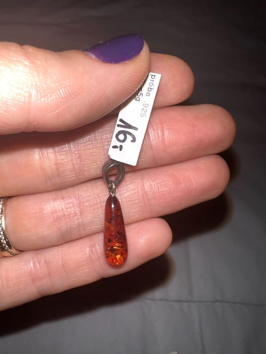 Pandantiv Chihlimbar cu argint 925