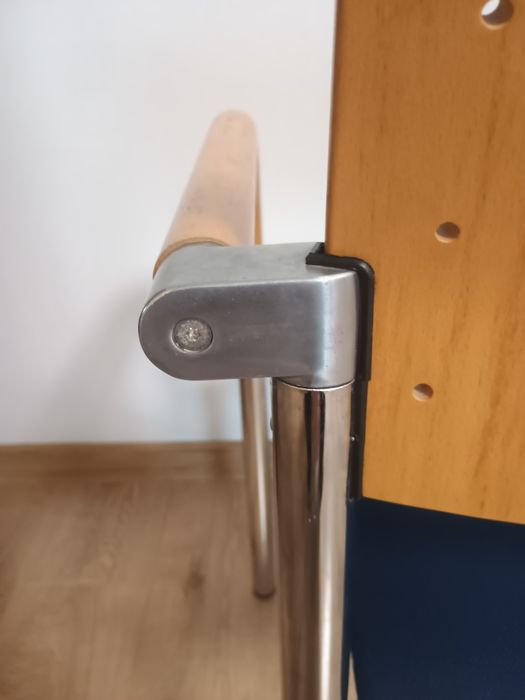 Scaune lemn masiv cu picioare de inox