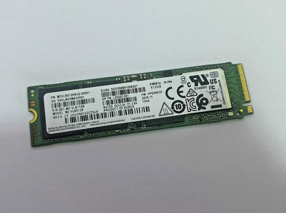 Solid State Drive (SSD) NVMe PCIe 512GB - нови - различни марки