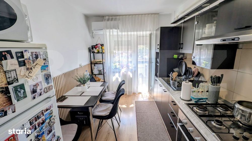 Apartament 3 camere, 58 mp, complet renovat mobilat, etaj 2 lift, zona