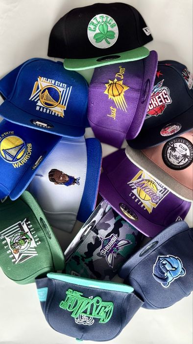 Бейсболки и снэпбэки с логотипами спортивных клубов, MLB NBA