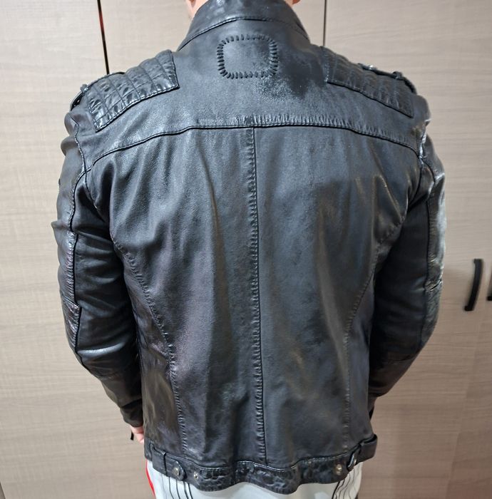 Geaca piele, Tigha,mărimea xl