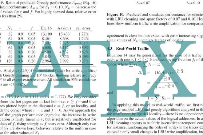 Набор текста, формул через редактор LaTEX