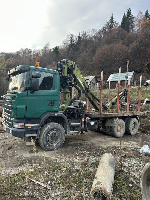 Vand camion forestier scania g440 6x6 an 2010