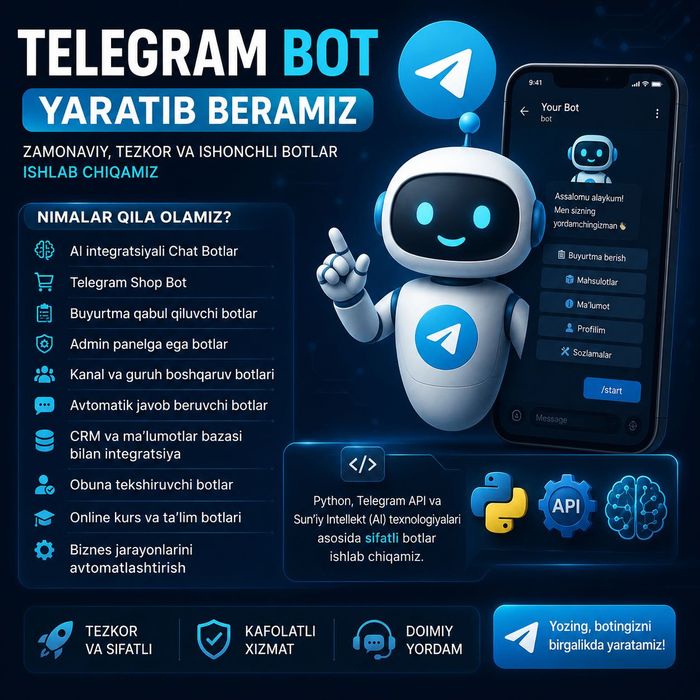 Telegram Bot, AI Bot, chat Bot AI