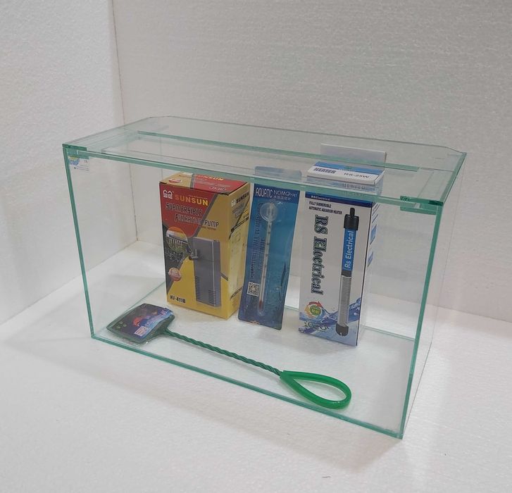 Аквариум 17 литра - оборудван