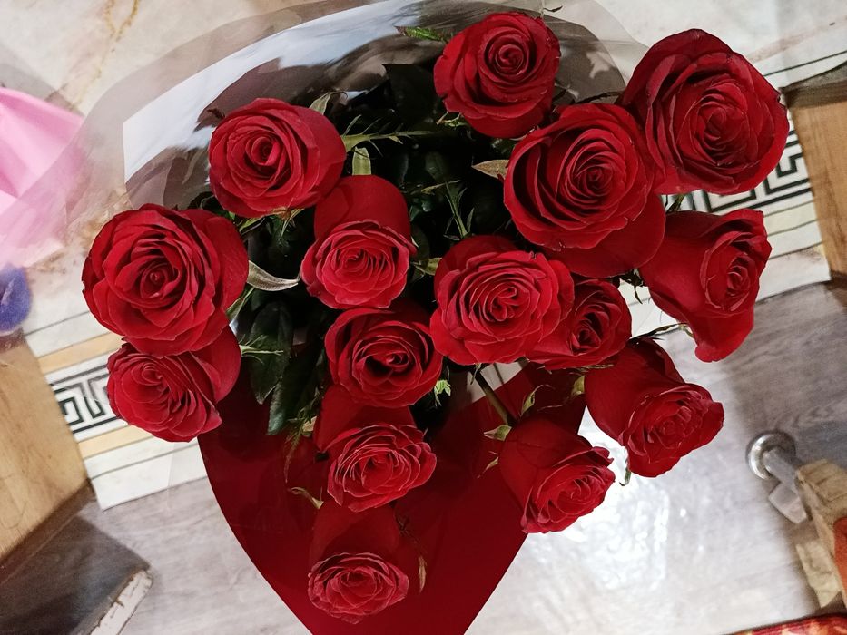 15штук 1м Роза гүл 15.000тг