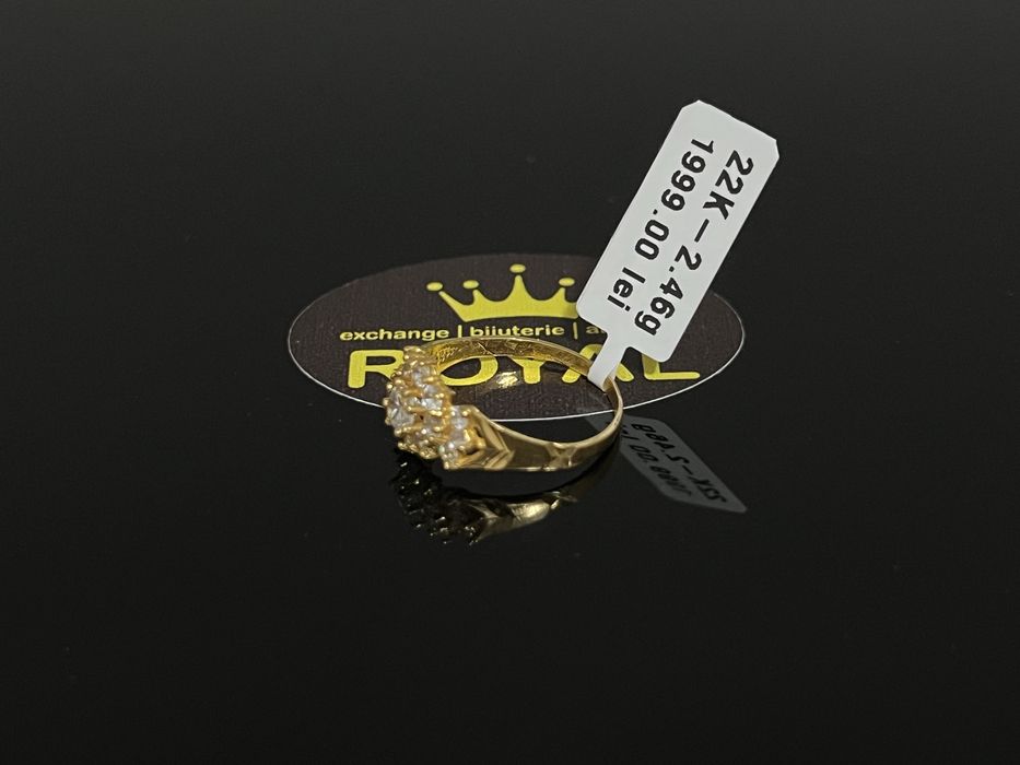 Bijuteria Royal CB : Inel dama aur 22k 2,46gr