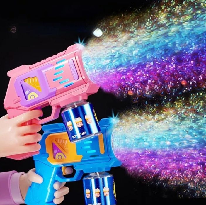 Детски Пистолет за сапунени балони мехурчета с течност