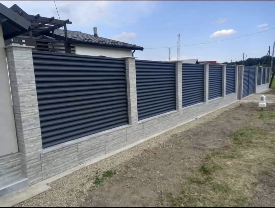 Orice model de gard șipcă metalica jaluzea tabla cutata BCA