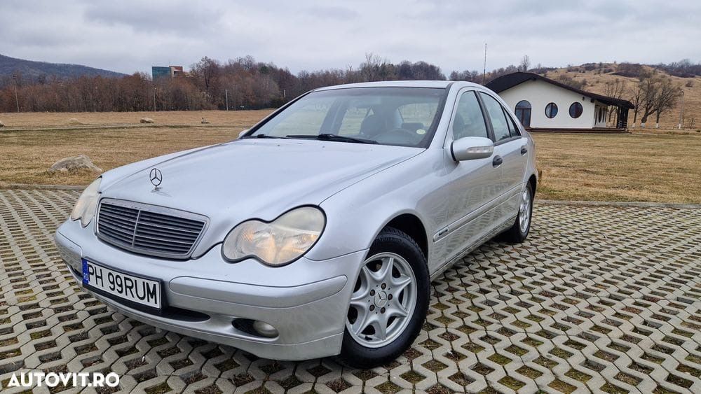 Mercedes C220 CDI Dublu Climatronic Fara Rugina Piele 158.000Km