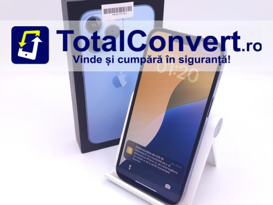Apple iPhone 13 Pro 128GB Sierra Blue 6GB, Garantie 24 luni | #D89279