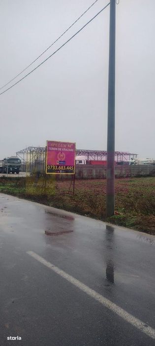 Dragomiresti-Vale, lângă Șoseaua de Centură, pretabil hale, productie