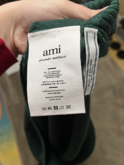 Pulover Ami Paris verde (S/M)