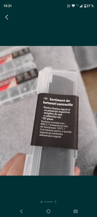 Sortiment de furtunuri contractabile+2xSortiment de garnituri de etans