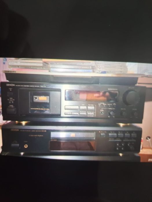 Deck și cd player denon