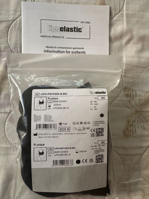 Следоперативен сутиен Lipoelastic размер 85 C