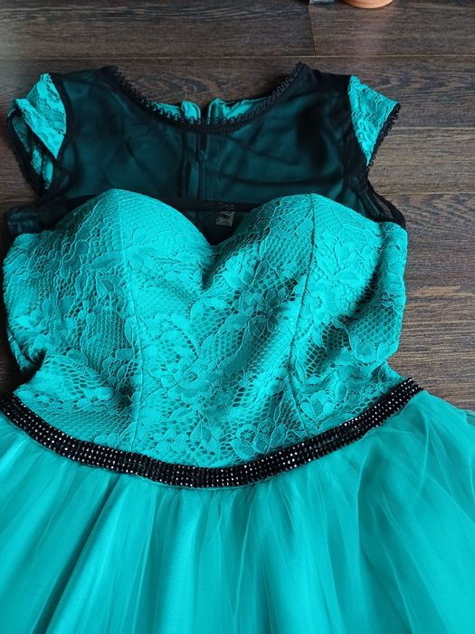 Rochie ocazie dantela si tulle