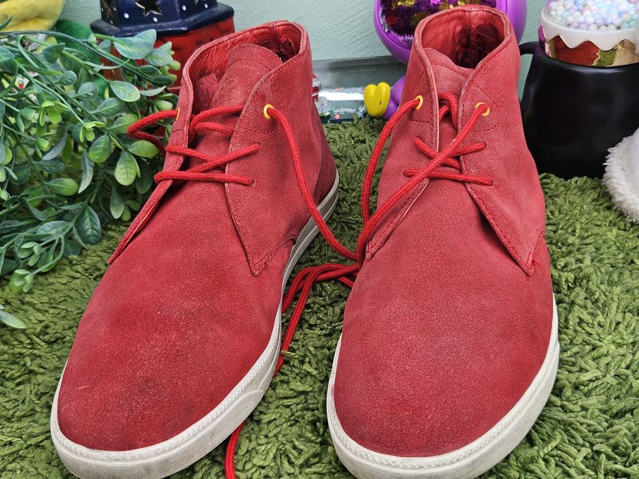 Clae мъжки обувки естествен велур N44