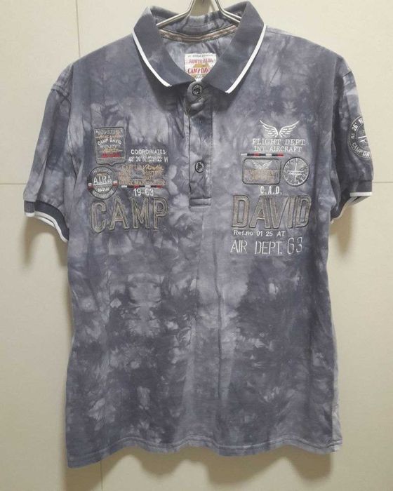 Camp David Jeans W35 L34 / T-shirt L. Джинсы Винтаж. Поло Футболка.