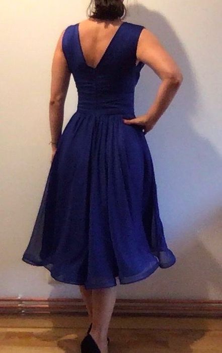 Rochie eleganta din voal de matase