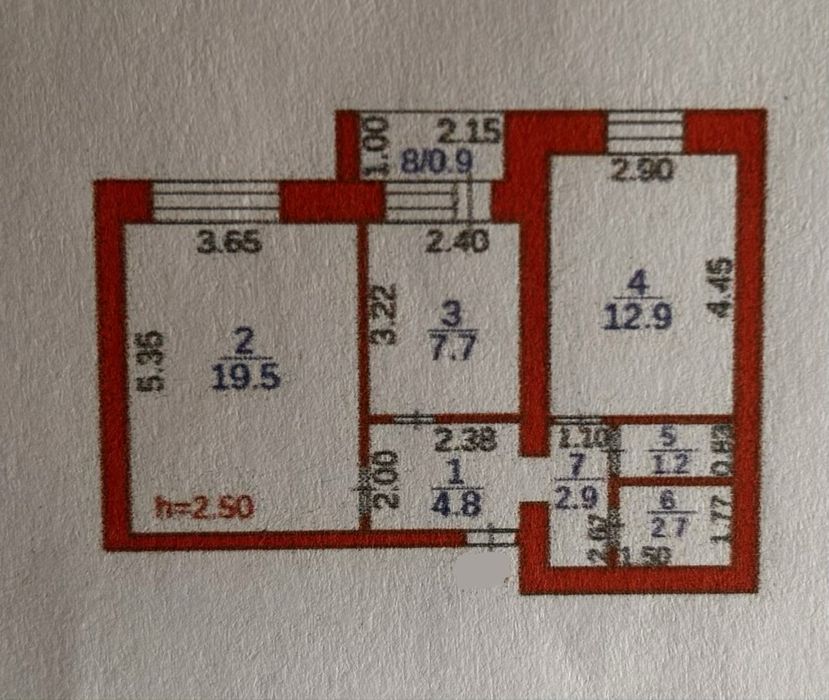 Срочная продажа 2х, 53 кв.м.