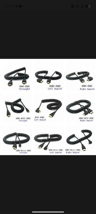 HDMI shnurlar Canon 6d,6d mar2 80. 90 Canon aparatlar uchun