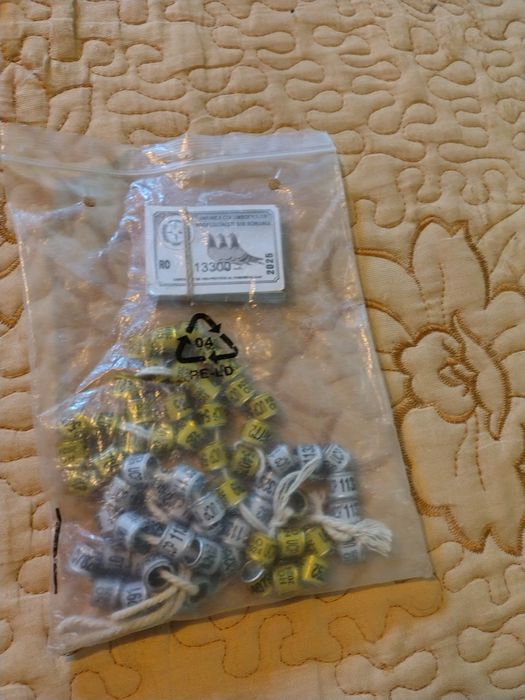 Vând inele porumbei cele 2024 nu am taloane iar și 2025 cu talon