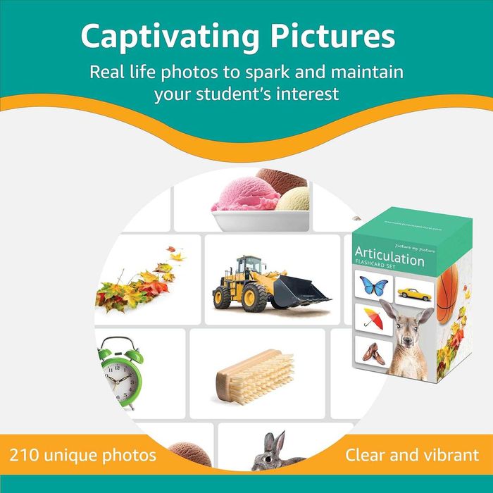 Артикулационни флаш карти, логопедични материали за деца, за аутизъм