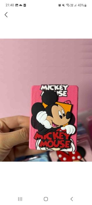 Disney персонаж карманные складные зеркала качество люкс