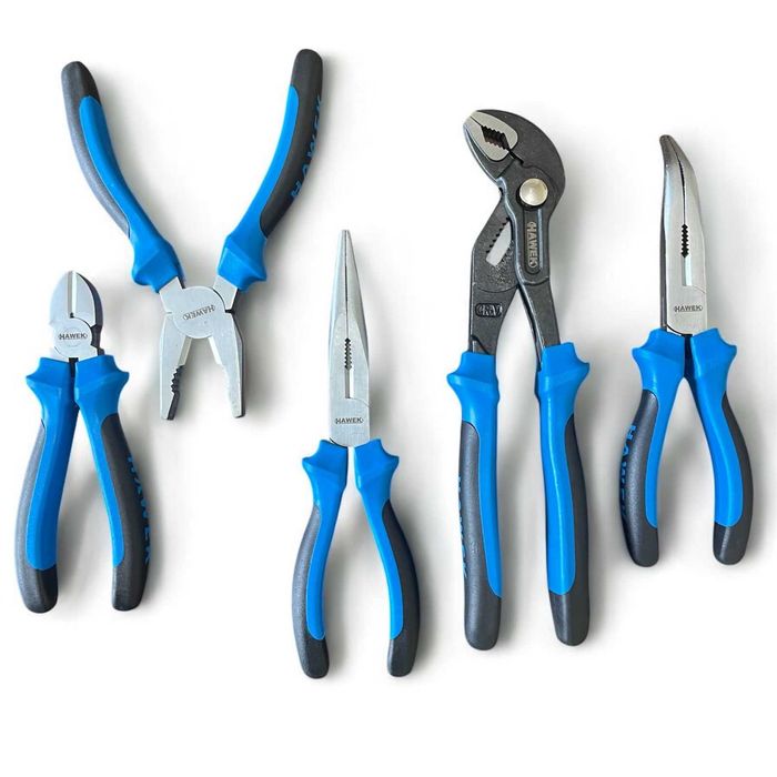 Професионален комплект клещи 5 части  HAWEK