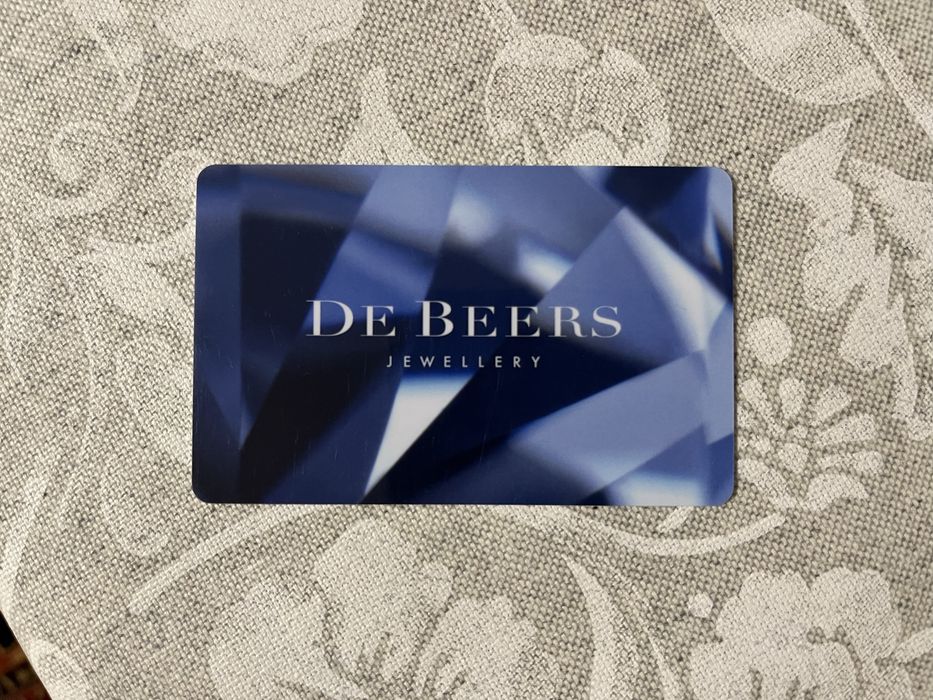 Платиновое кольцо De Beers Pt950 (Оригинал)