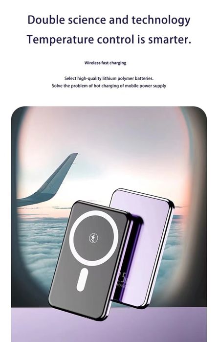 Powerbank беспроводной MagSafe для iPhone для Самсунга новый Yangi