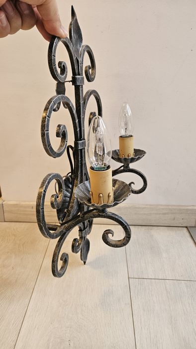 Aplica perete fier forjat vintage