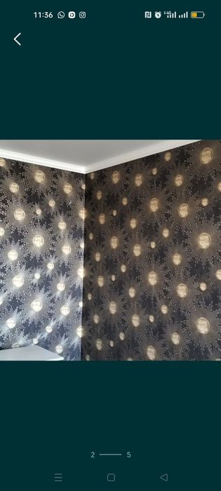 Поклейка обоев Алматы