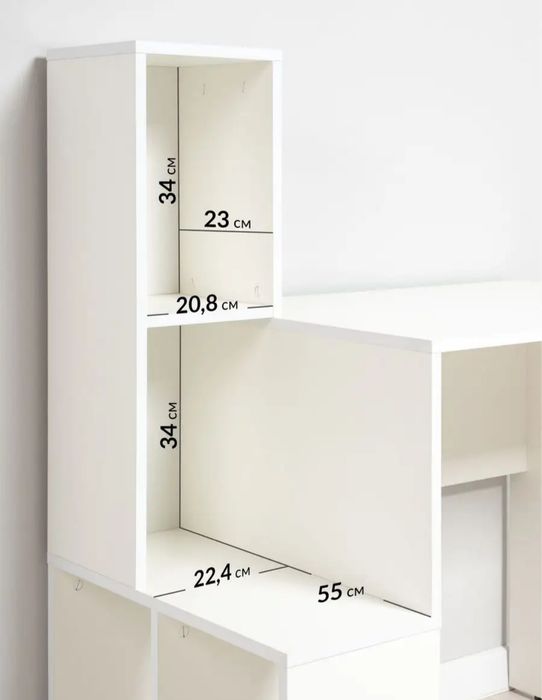 письменный стол, белый