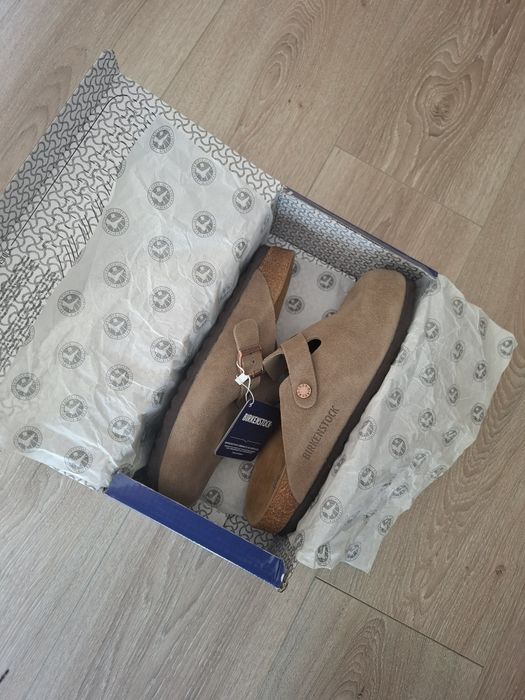 Birkenstock Boston Taupe 38