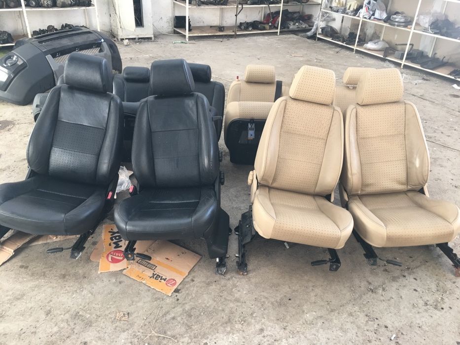 Scaune piele crem Land Rover Freelander1 cu incalzire facelift2004-06