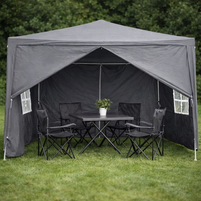 Просторна градинска шатра - стабилна конструкция и водоустойчива рамка