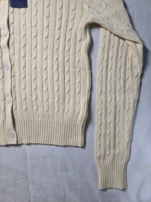 Cardigan Ralph Lauren cu guler bej dama