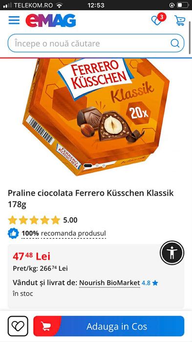 Bomboane Niederegger și Ferrero!