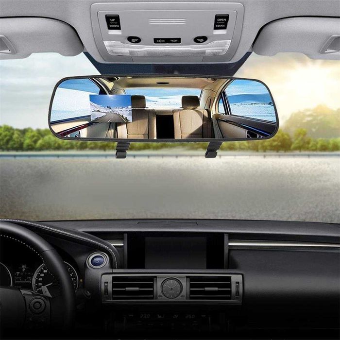 NOU! Oglinda auto retrovizoare cu 2 camere de filmat Blackbox DVR