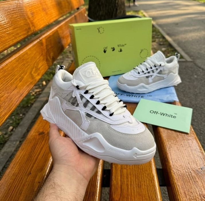 Adidasi Off White Odsy Alb Full Box
