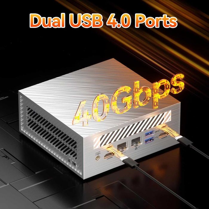 Мини Пк Mini Pc GEEKOM AE8 MAX AMD Ryzen 7 8745HS 32Gb DDR5 / 1Tb SSD