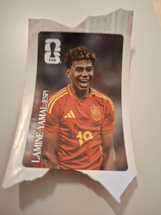 Stiker lamine yamal coca cola