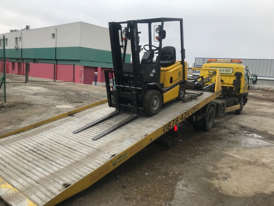 Репатрак за Бусове, мотокари и др. Пътна помощ на ТОП ЦЕНИ!